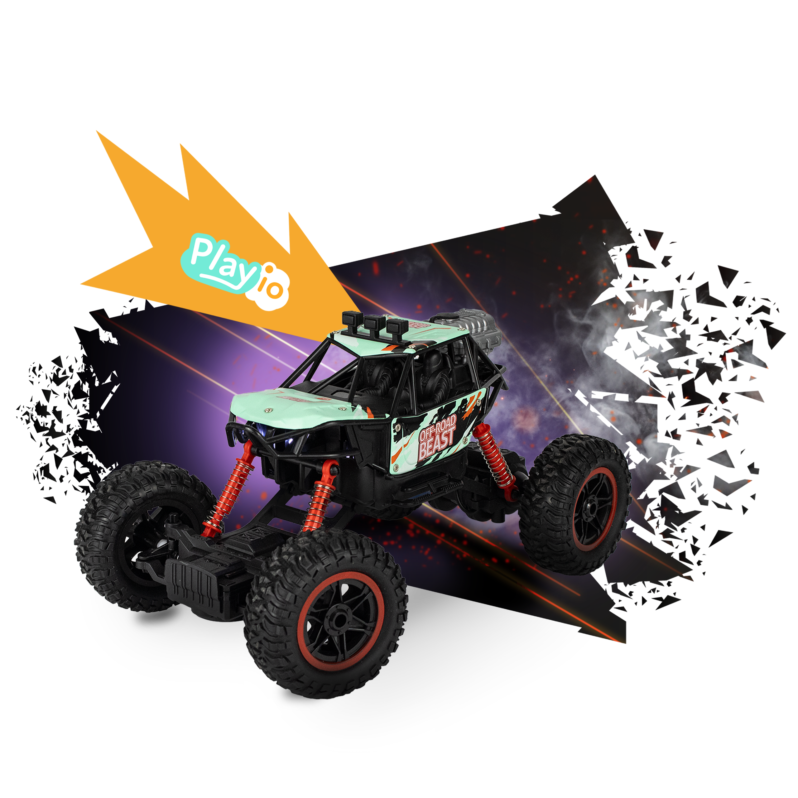 OFF ROAD BEAST – Samochód Zdalnie Sterowany z Dymem i LED