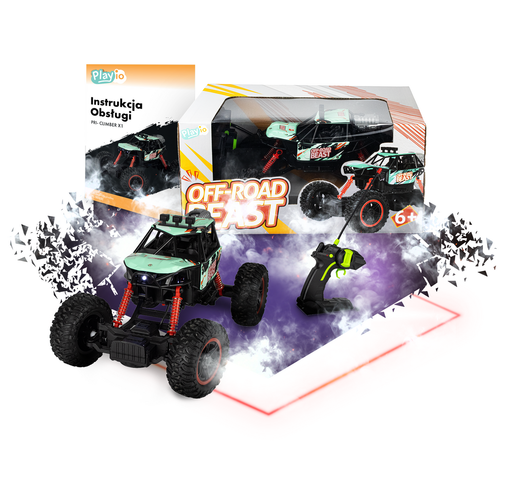 OFF ROAD BEAST – Samochód Zdalnie Sterowany z Dymem i LED