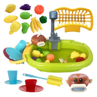 Aqua Sink PLAYIO - Zabawkowy Zlew z Elektryczną Pompką Wodną dla Dzieci od 3 lat