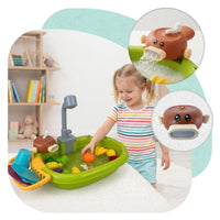 Aqua Sink PLAYIO - Zabawkowy Zlew z Elektryczną Pompką Wodną dla Dzieci od 3 lat