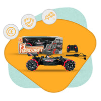 F1 Turbo Drift PLAYIO - Auto RC z driftem 360°, sterowaniem gestami i efektem dymu