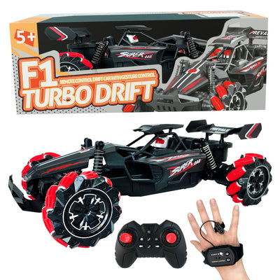 F1 Turbo Drift PLAYIO - Auto RC z driftem 360°, sterowaniem gestami i efektem dymu