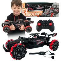 F1 Turbo Drift PLAYIO - Auto RC z driftem 360°, sterowaniem gestami i efektem dymu