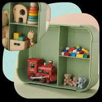 Lunchbox dla dzieci PLAYIO Dinozaur – 3 komory, zielony