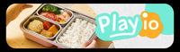 Lunchbox PLAYIO Jednorożec - śniadaniówka 3 komory ze stali nierdzewnej