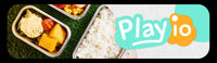 Lunchbox PLAYIO Jednorożec - śniadaniówka 3 komory ze stali nierdzewnej