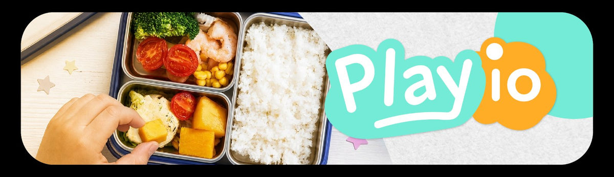 Lunchbox PLAYIO Astronauta – śniadaniówka 3 komory ze stali