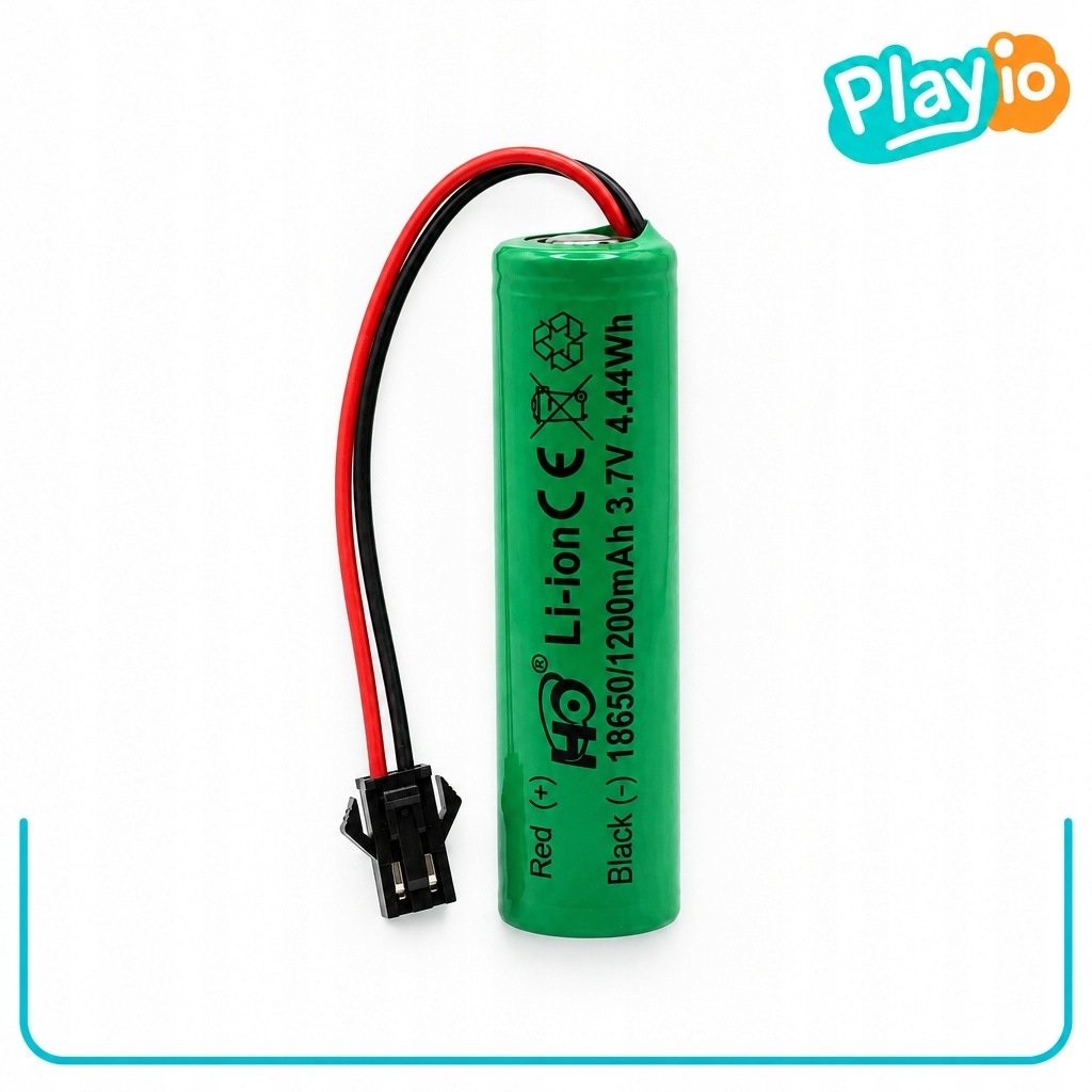 Akumulator Li-ion 18650 1200 mAh 3.7 V do aut zdalnie sterowanych PLAYIO