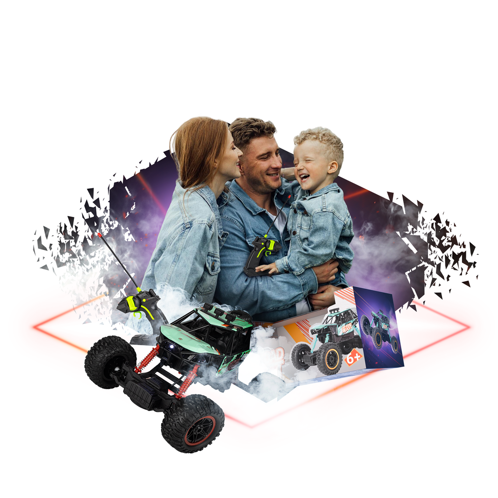 OFF ROAD BEAST – Samochód Zdalnie Sterowany z Dymem i LED