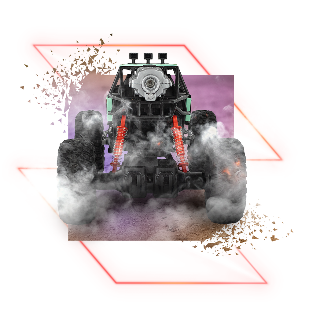 OFF ROAD BEAST – Samochód Zdalnie Sterowany z Dymem i LED