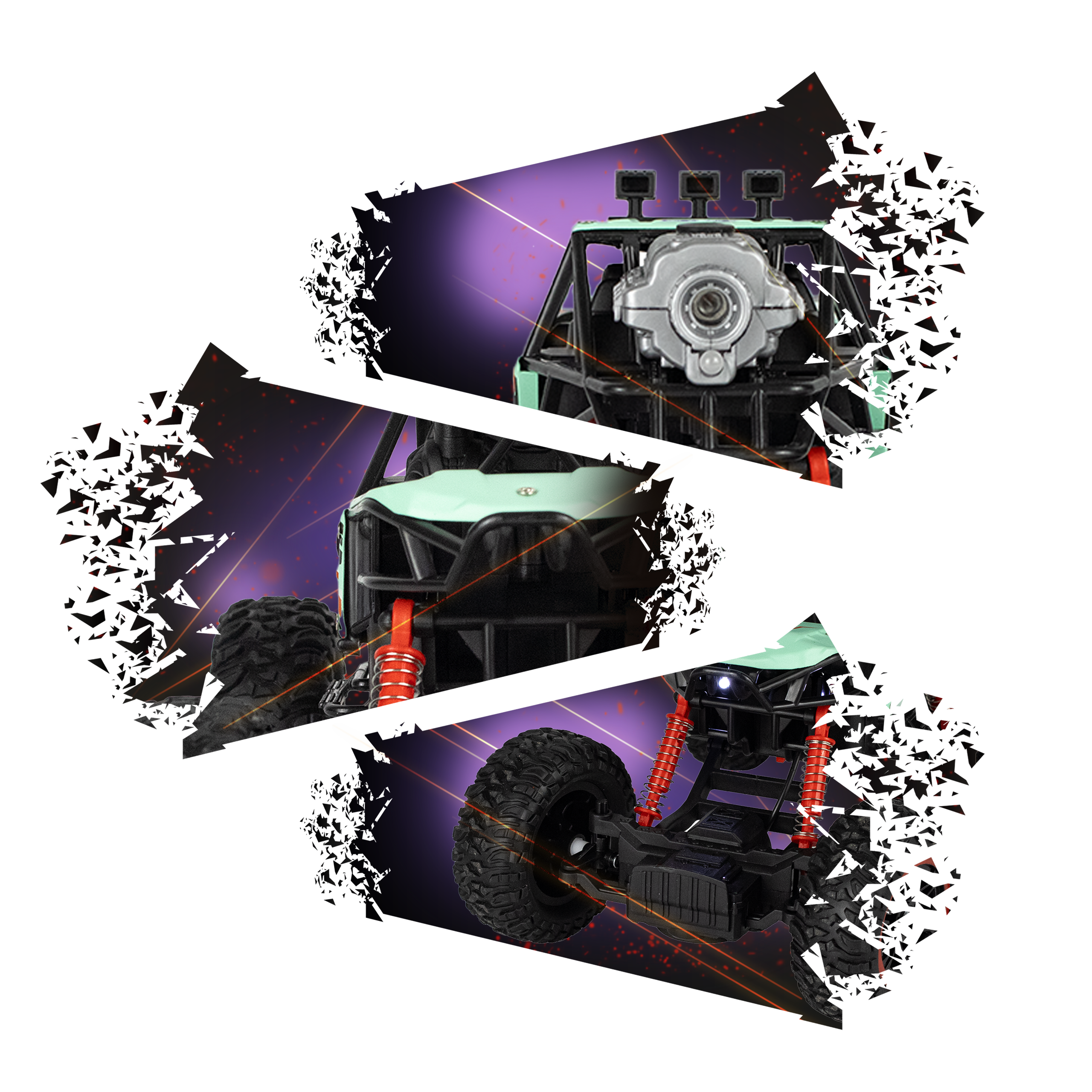 OFF ROAD BEAST – Samochód Zdalnie Sterowany z Dymem i LED