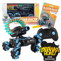 Auto RC z Wyrzutnią Lotek Blaster Racer - Drift 360° i Strzały na Odległość