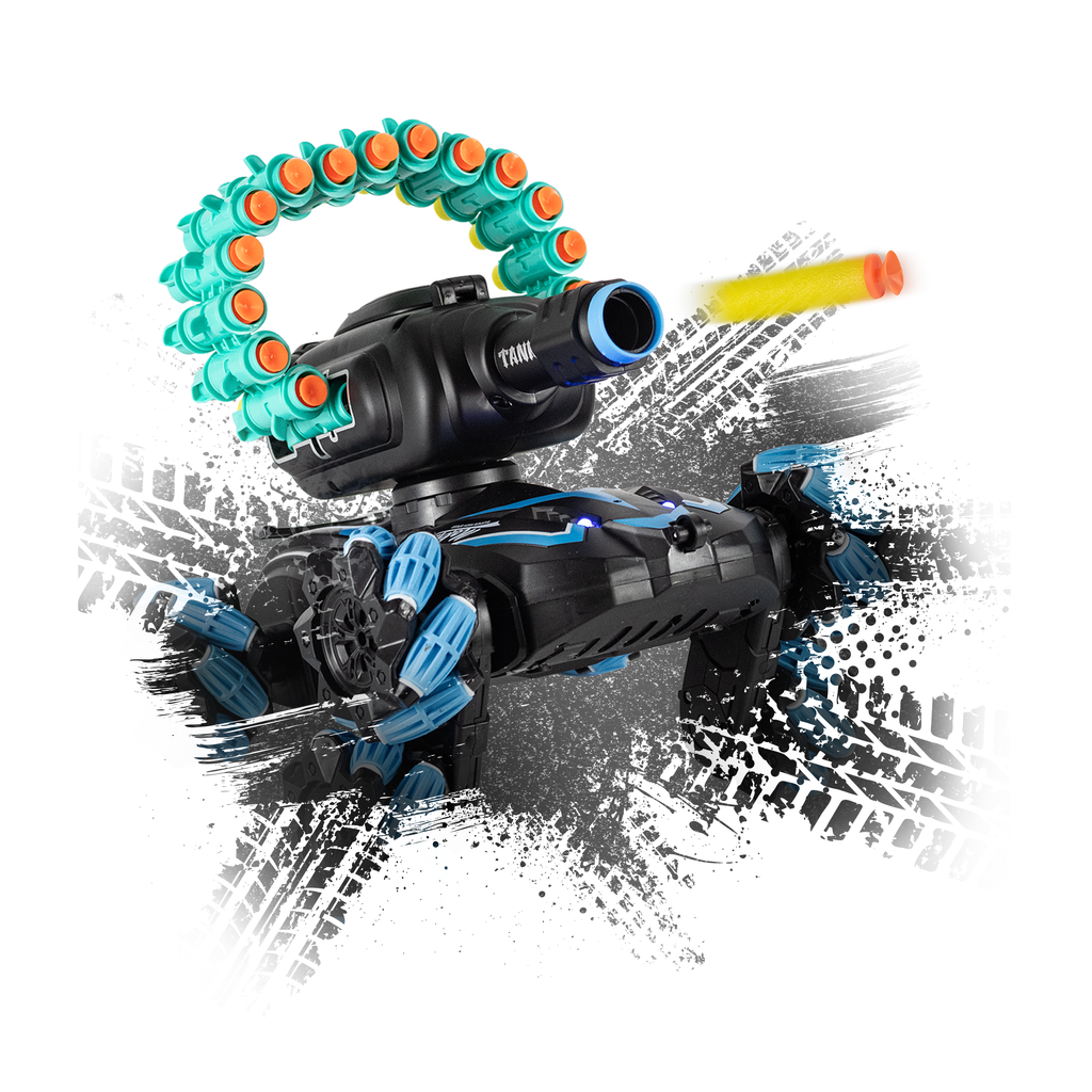 Auto RC z Wyrzutnią Lotek i Driftem 360 - Blaster Racer