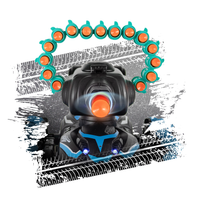 Auto RC z Wyrzutnią Lotek Blaster Racer - Drift 360° i Strzały na Odległość