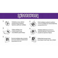Naklejka informacyjna dziecko w aucie przyklejona na szybie pojazdu