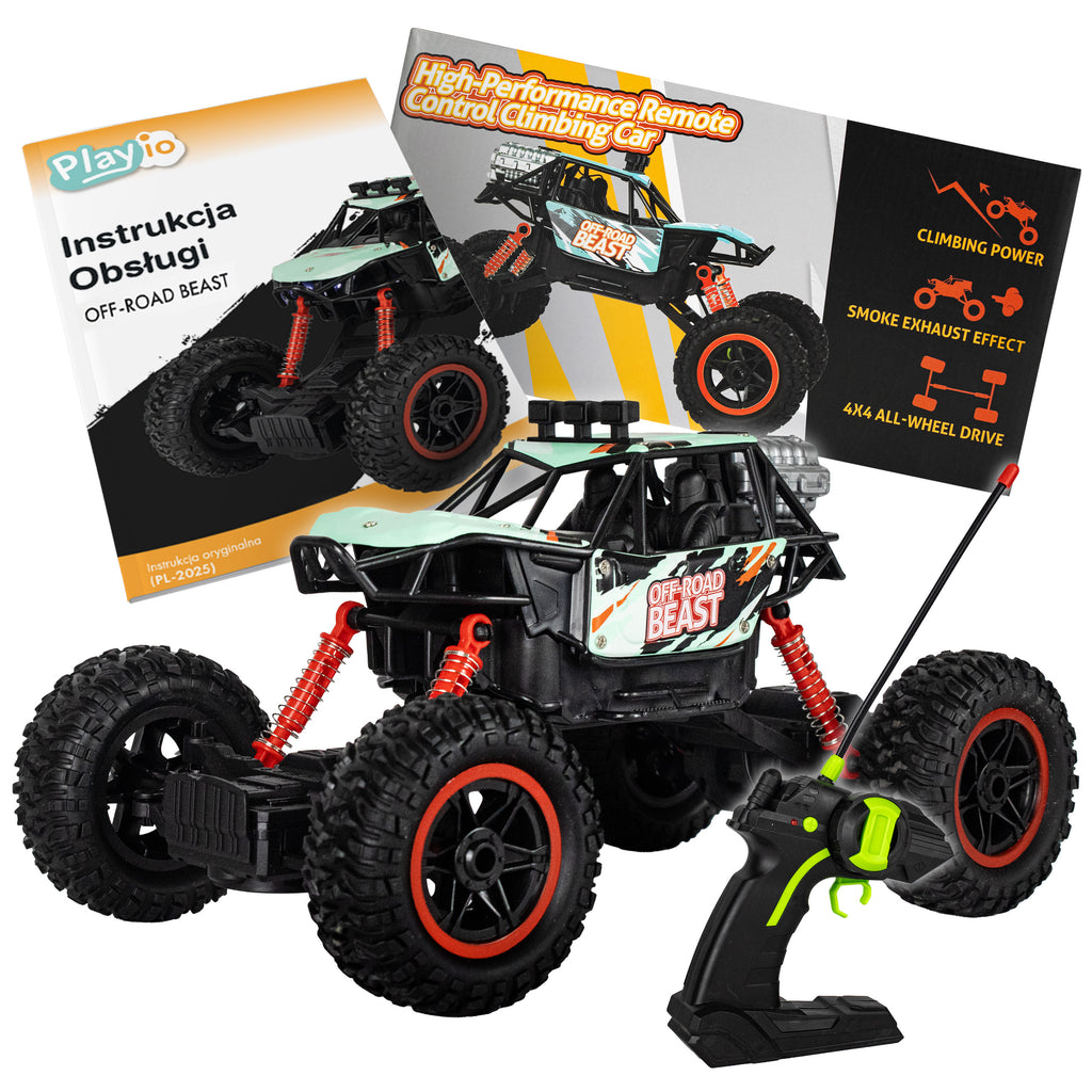 OFF ROAD BEAST – Samochód Zdalnie Sterowany z Dymem i LED